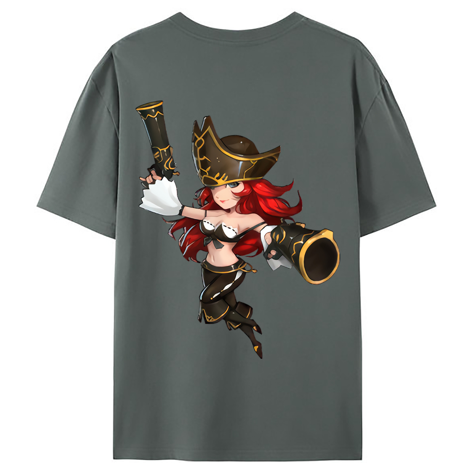 （画像用） リーグ・オブ・レジェンド League of Legends LOL 綿100％ メンズ半袖Tシャツ（バックプリント） 通気性